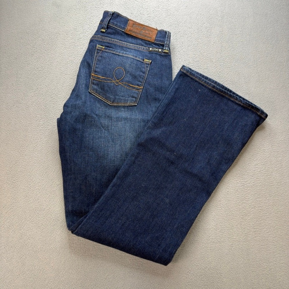 Lucky Brand Sofia Boot Jeans Bootcut Regular 8/29 Dark Wash Denim Stretch Blue